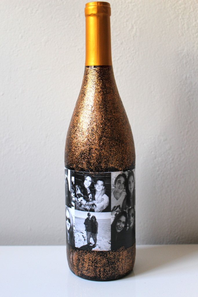 DIY Photo Collage Wine Label by Twinspiration at http://twinspiration.co/diy-wine-label/ 