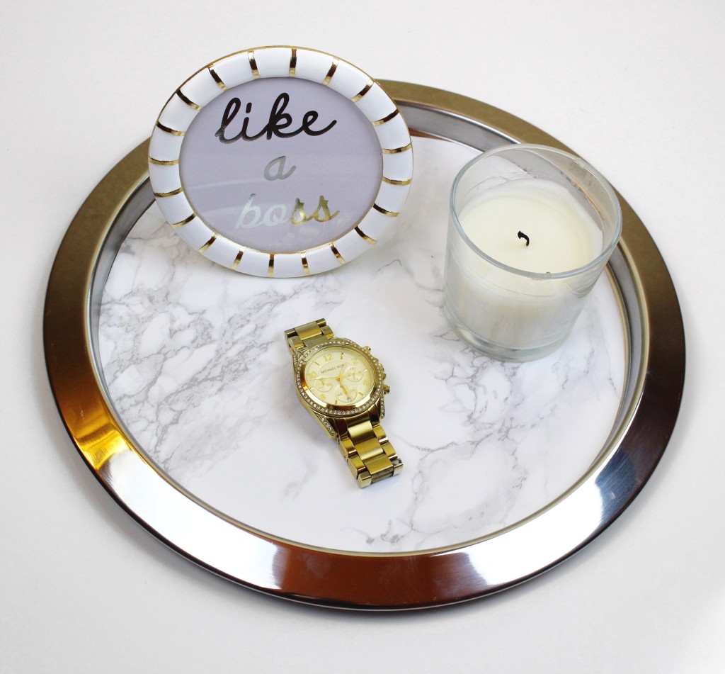 IKEA Hack: Marble Tray by Twinspiration: http://twinspiration.co/ikea-hack-marble-tray/ 