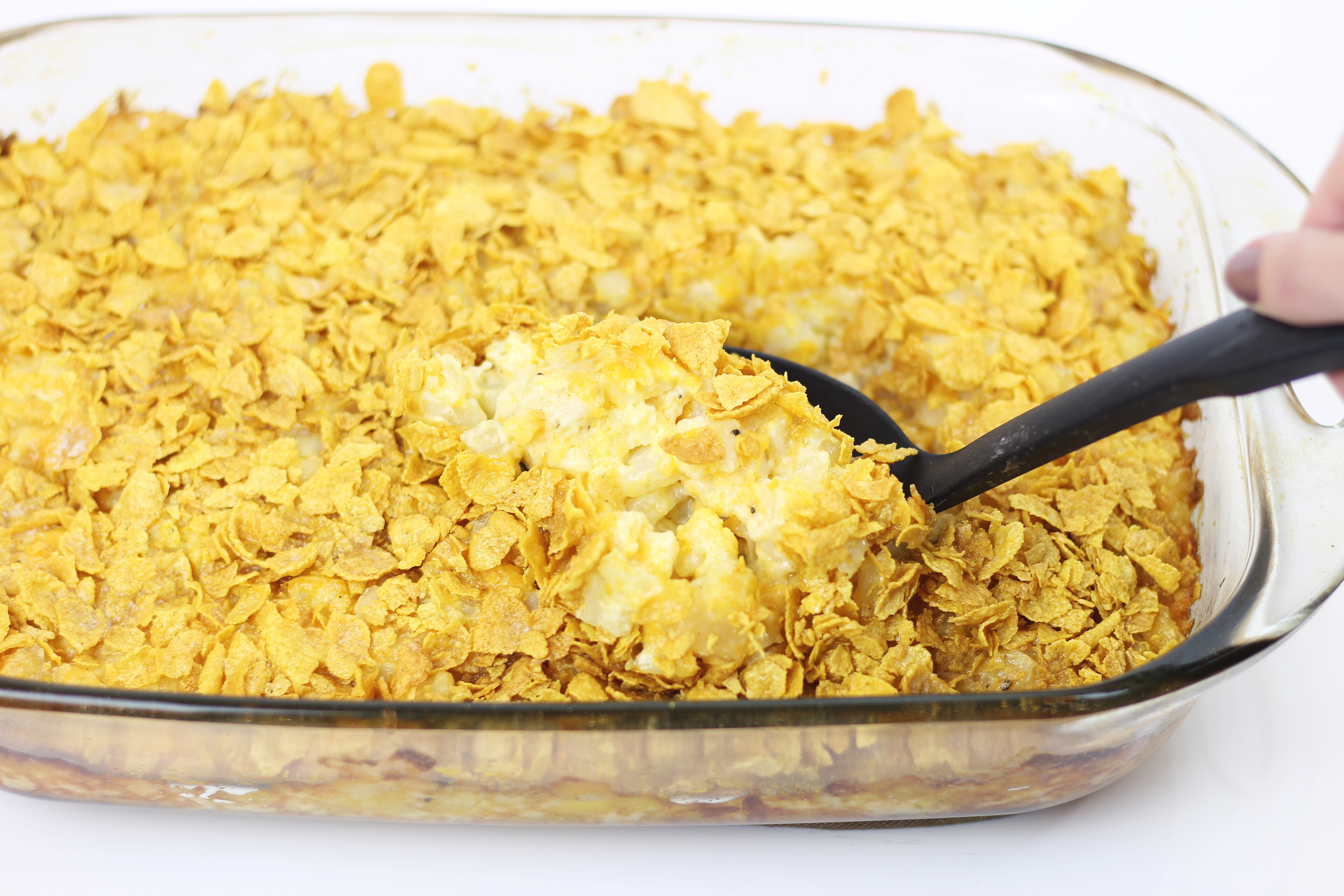 Cornflake Topped Cheesy Potatoes by Twinspiration Twinspiration