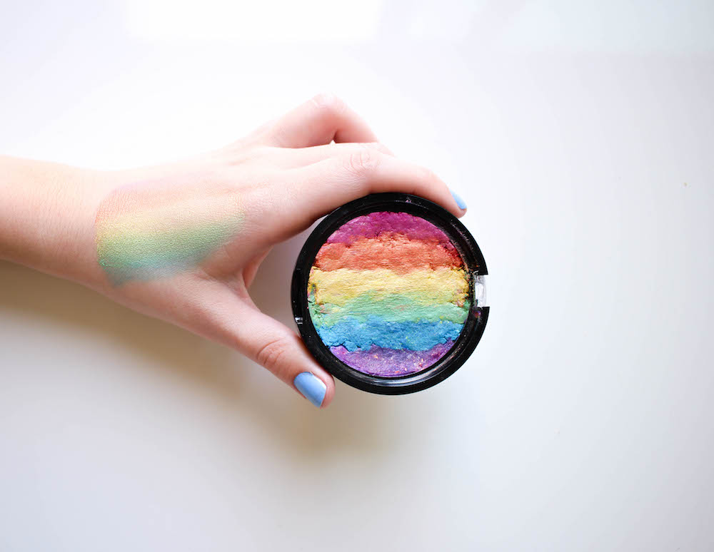 DIY Rainbow Highlighter | Twinspiration
