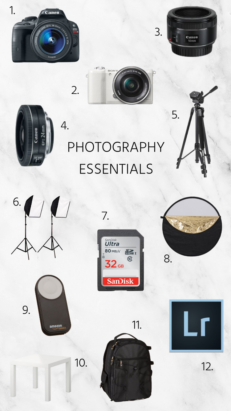 Our Photography Essentials | Twinspiration