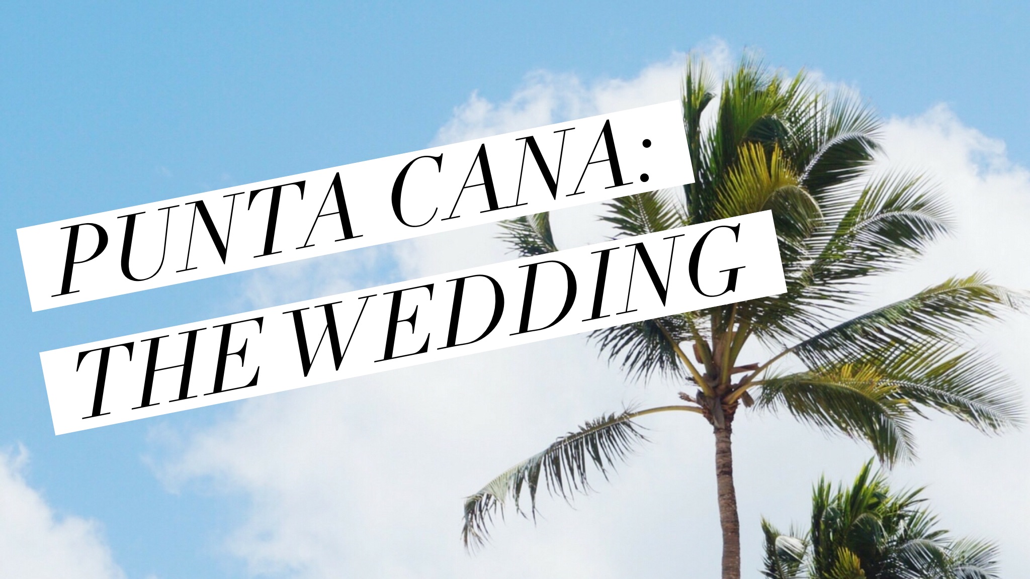 Punta Cana Vlog 2016: The Wedding | Twinspiration