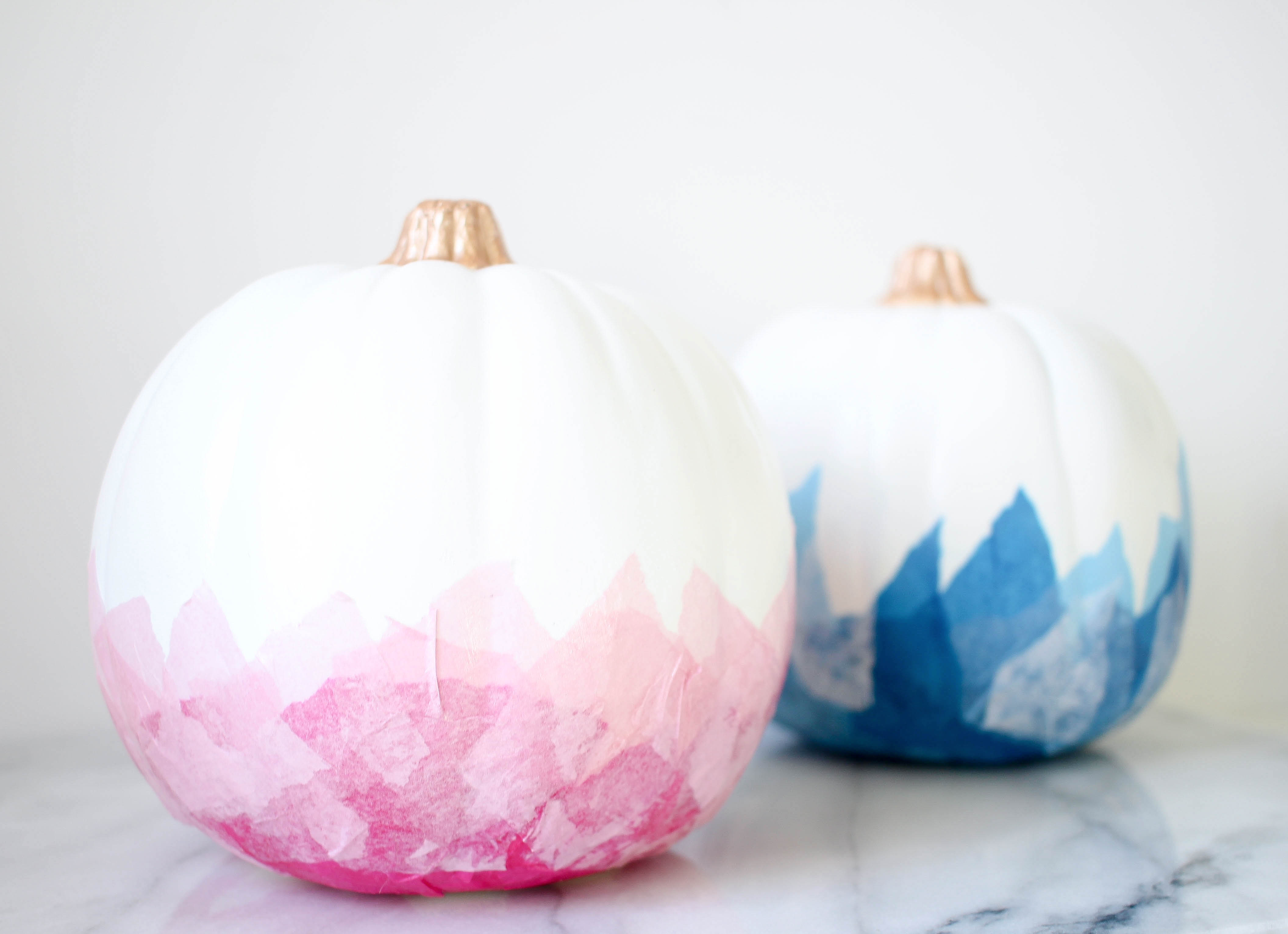 DIY Watercolor Pumpkins | Twinspiration