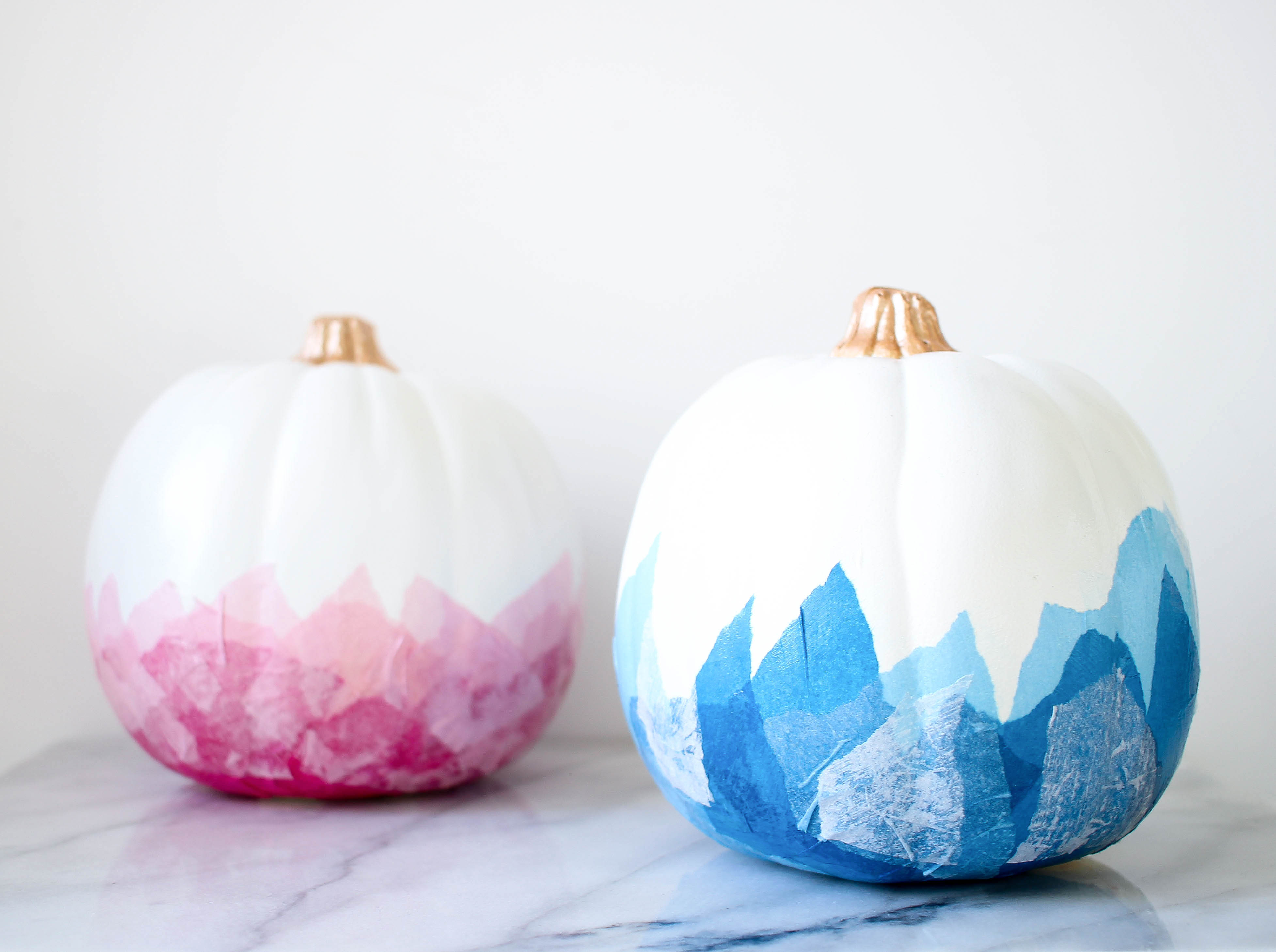 DIY Watercolor Pumpkins