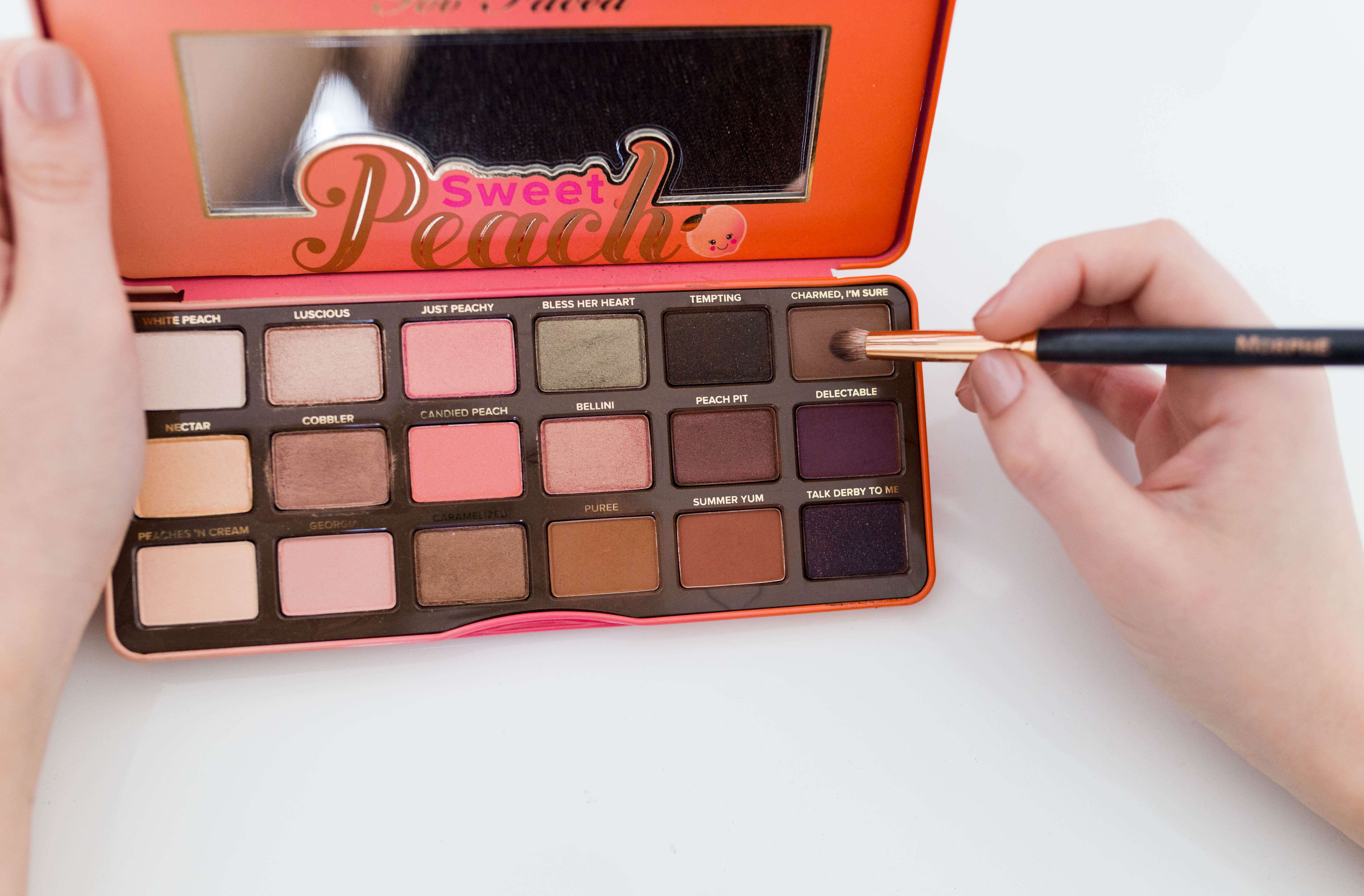 One Palette, Two Ways: Too Faced Sweet Peach Palette | Twinspiration