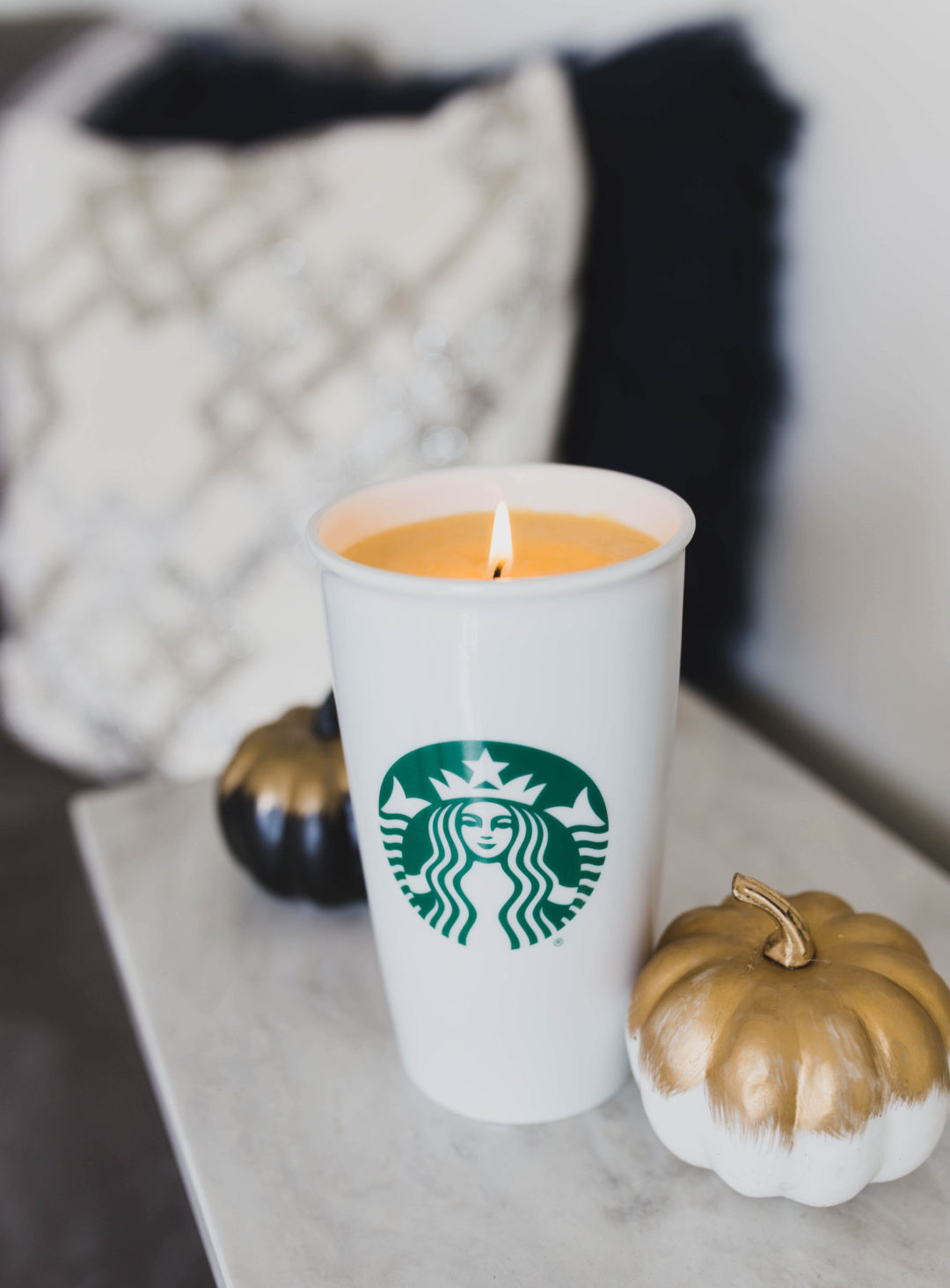 DIY Pumpkin Spice Latte Candle | Twinspiration