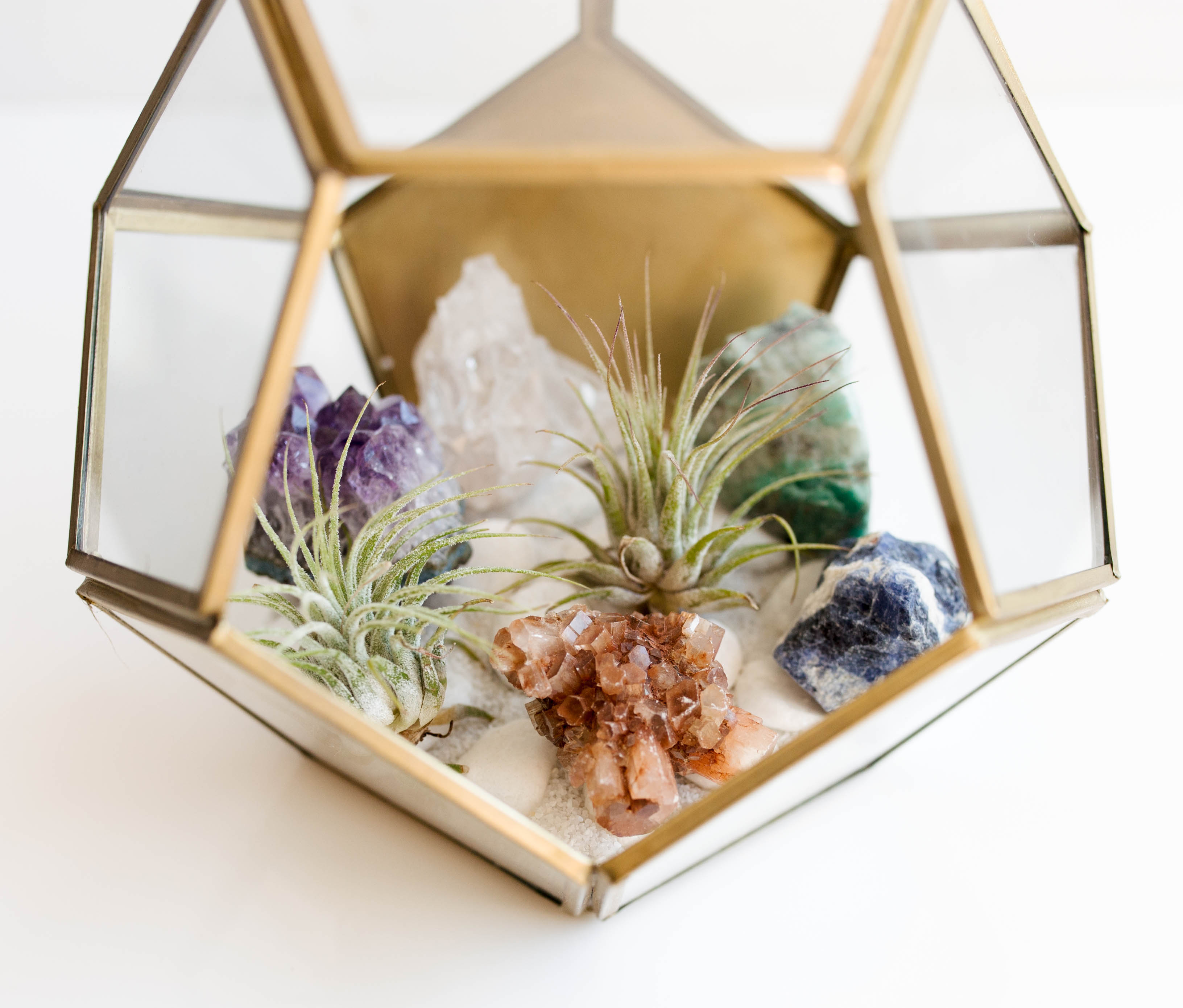 DIY Crystal Terrarium | Twinspiration