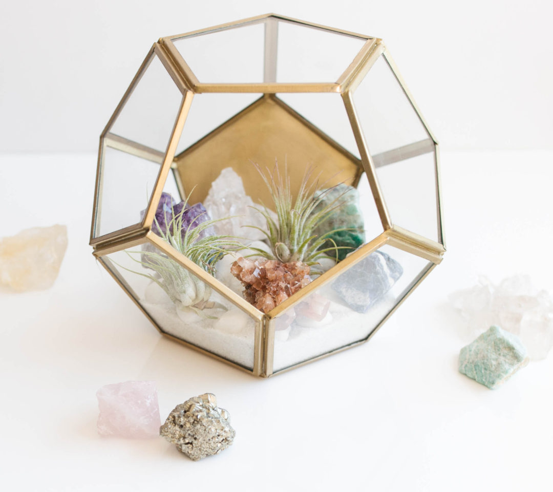 DIY Crystal Terrarium | Twinspiration