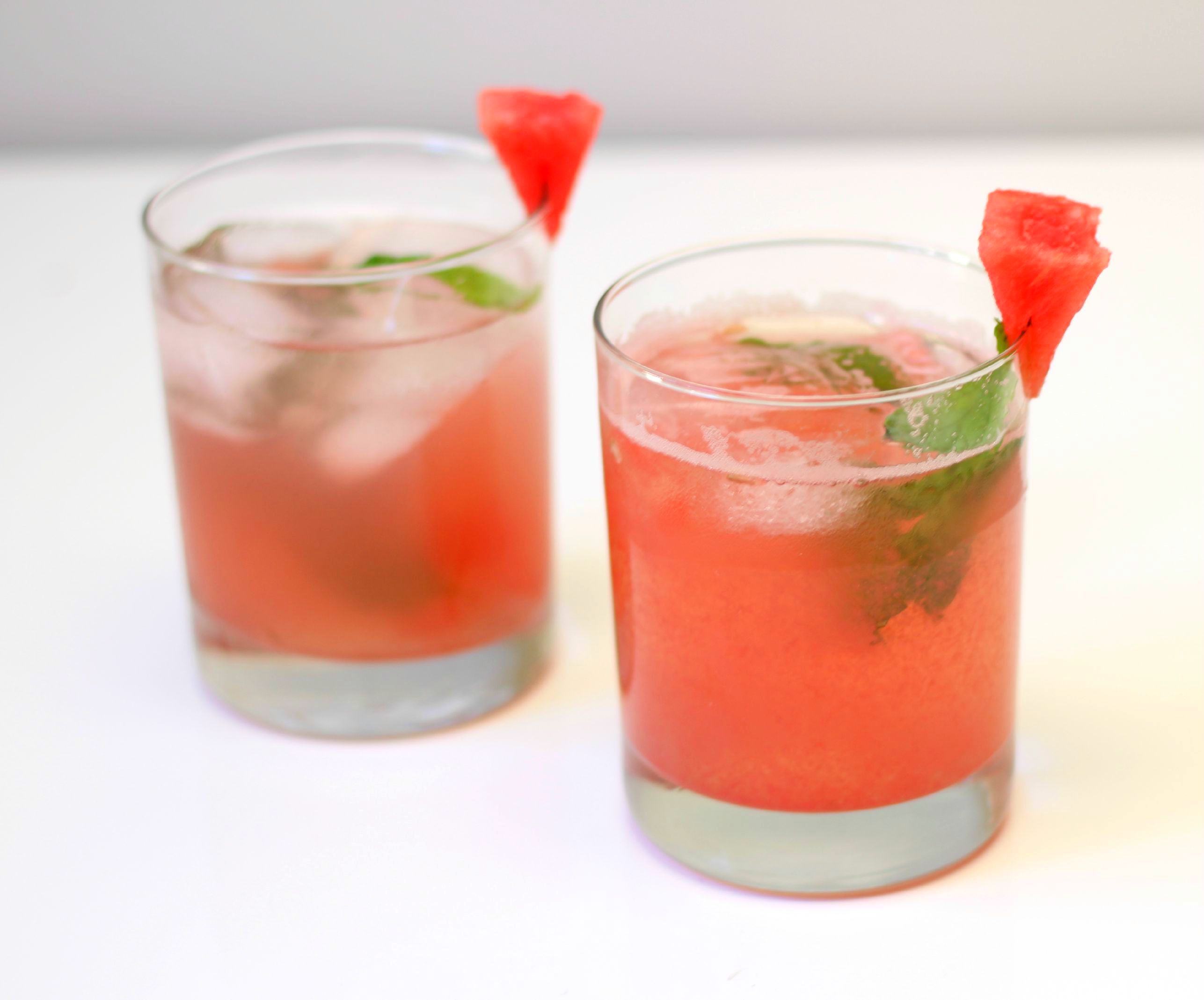 Watermelon Mint Cocktail Recipe by Twinspiration