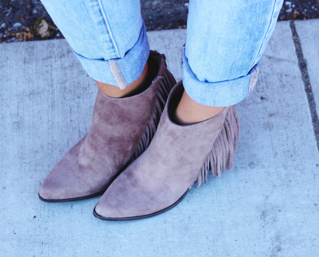 Fringe Booties on Twinspiration