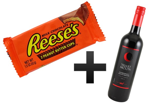 Reese's + Cab | Candy + Wine Pairing For A Halloween Night In by Twinspiration at https://twinspiration.co/candy-wine-pairing-halloween