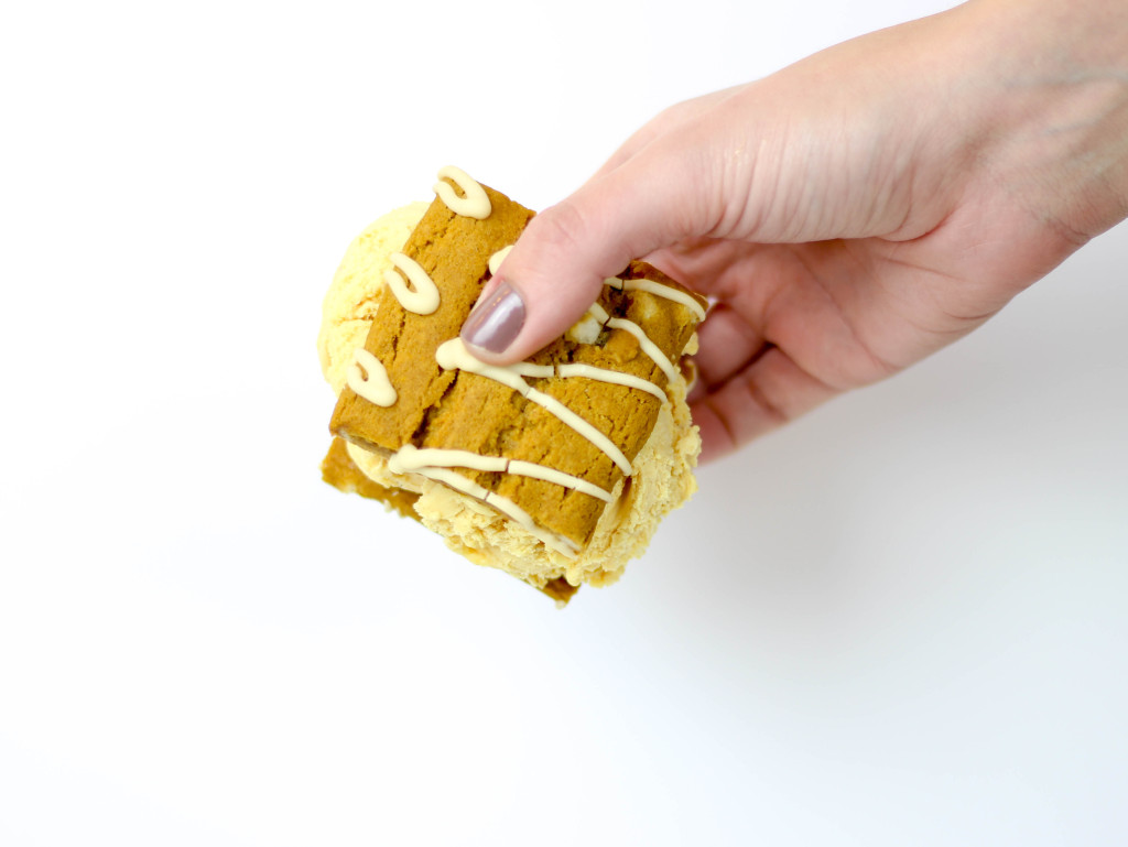 Reduced Guilt Pumpkin Ice Cream Sandwich by Twinspiration