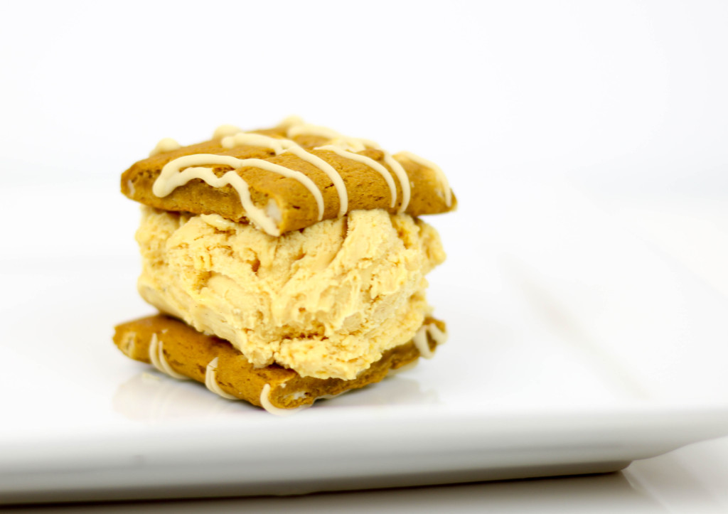 Reduced Guilt Pumpkin Ice Cream Sandwich by Twinspiration