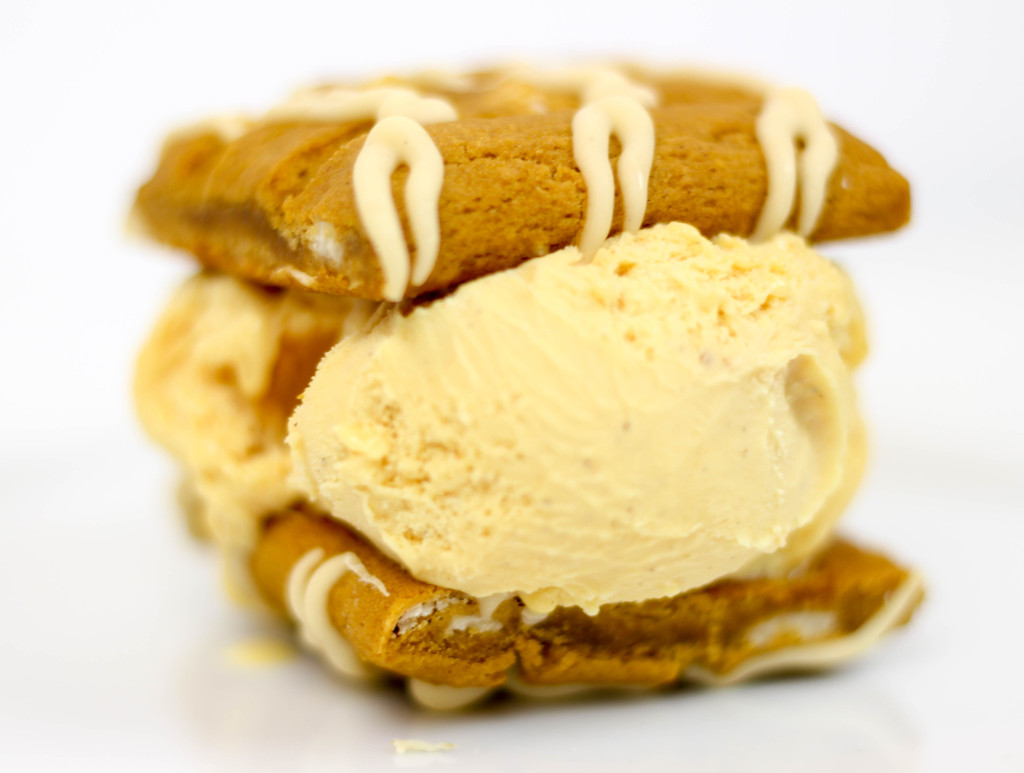 Reduced Guilt Pumpkin Ice Cream Sandwich by Twinspiration