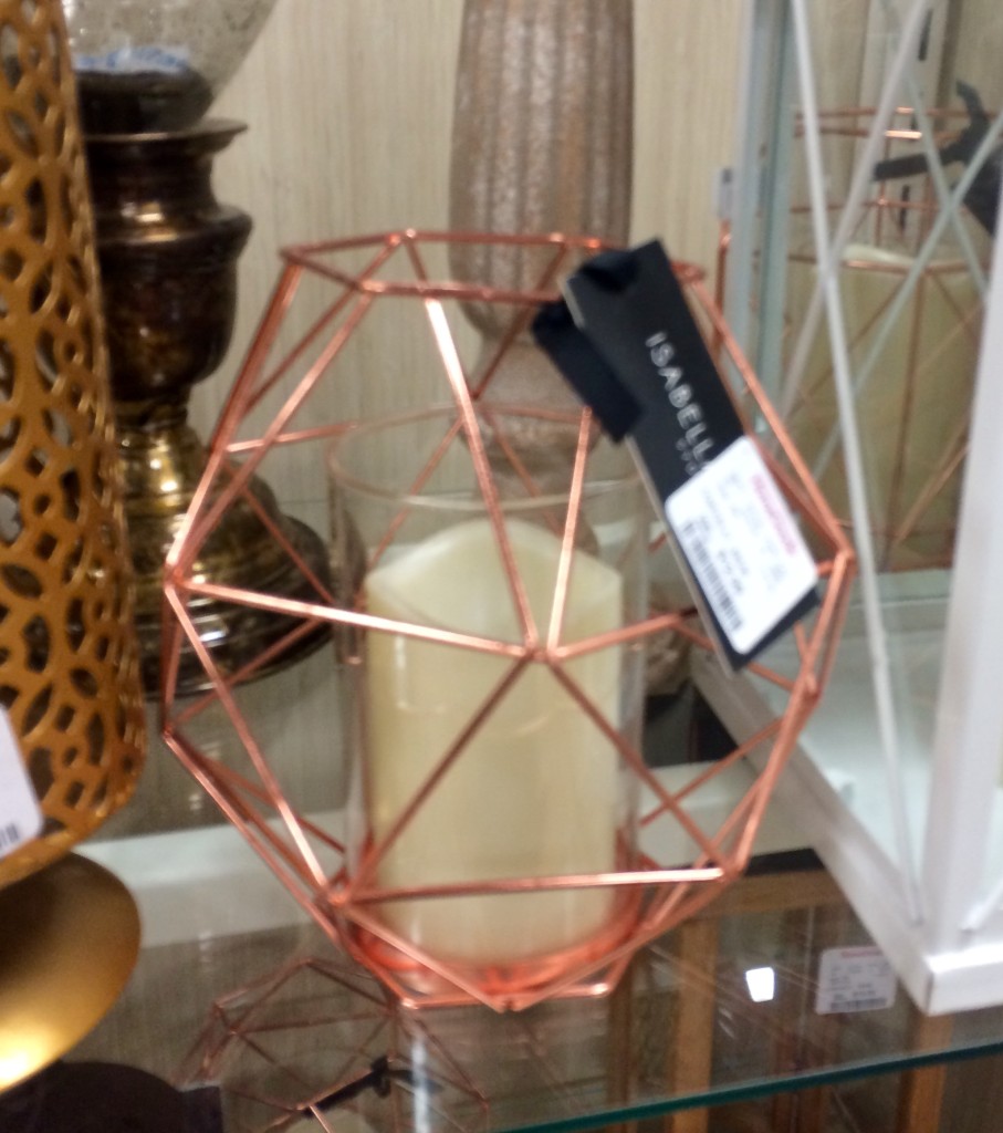 Copper Wire Candle Holder