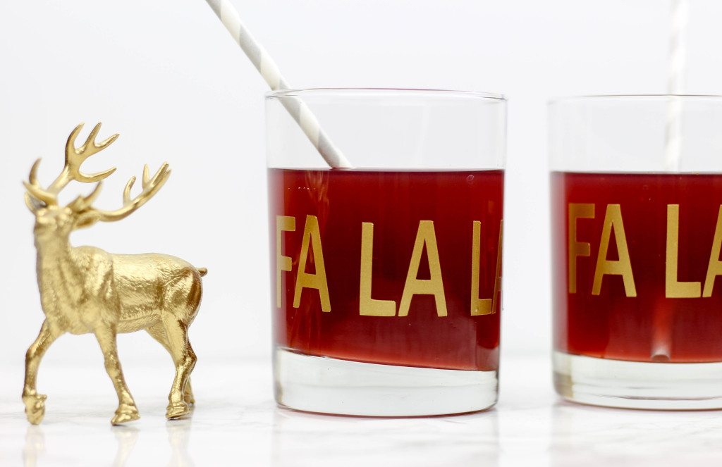 DIY Holiday Drinkware by Twinspiration