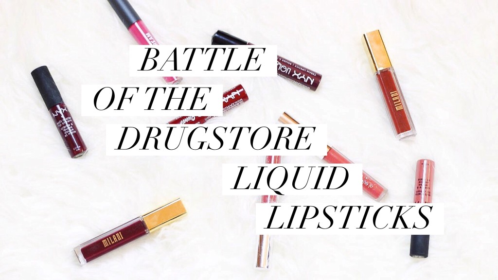 Battle of the Liquid Lipsticks | Drugstore Edition by Twinspiration