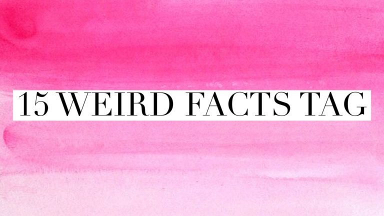 15 Weird Facts Tag | Twinspiration