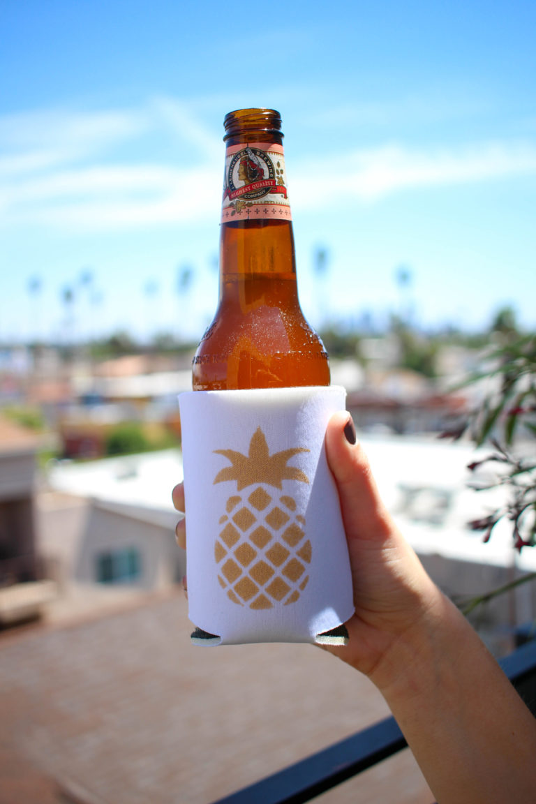 DIY Pineapple Koozie | Twinspiration