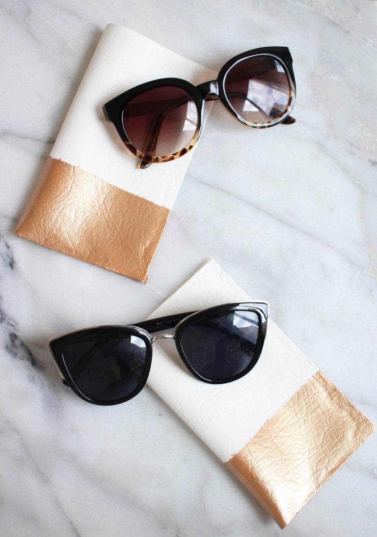 DIY No-Sew Sunglass Case | Twinspiration