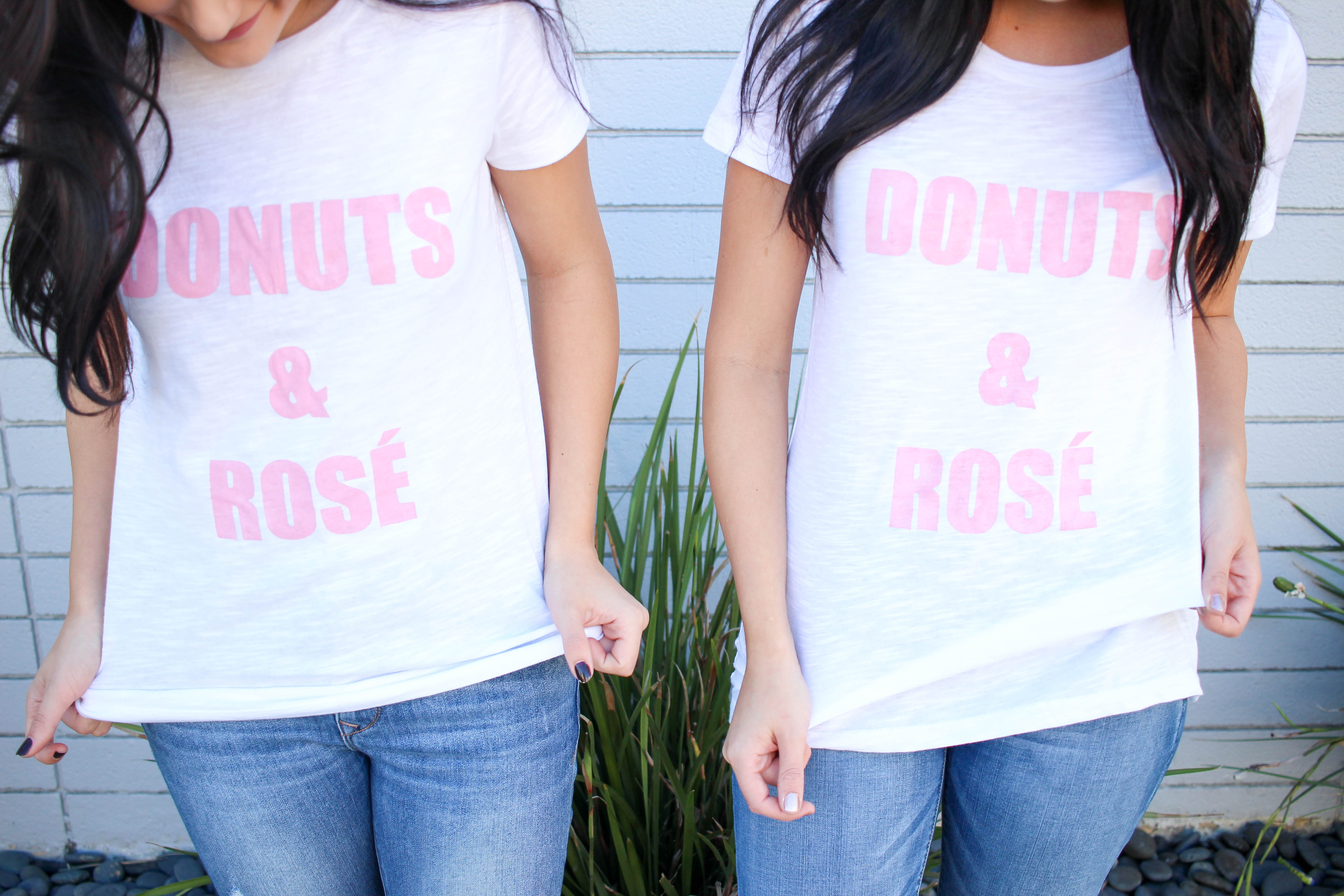 DIY Donuts & Rosé T-Shirt | Twinspiration