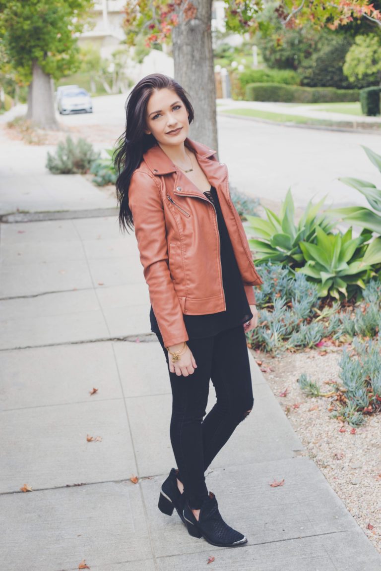 Go Bold With A Moto Jacket | Twinspiration