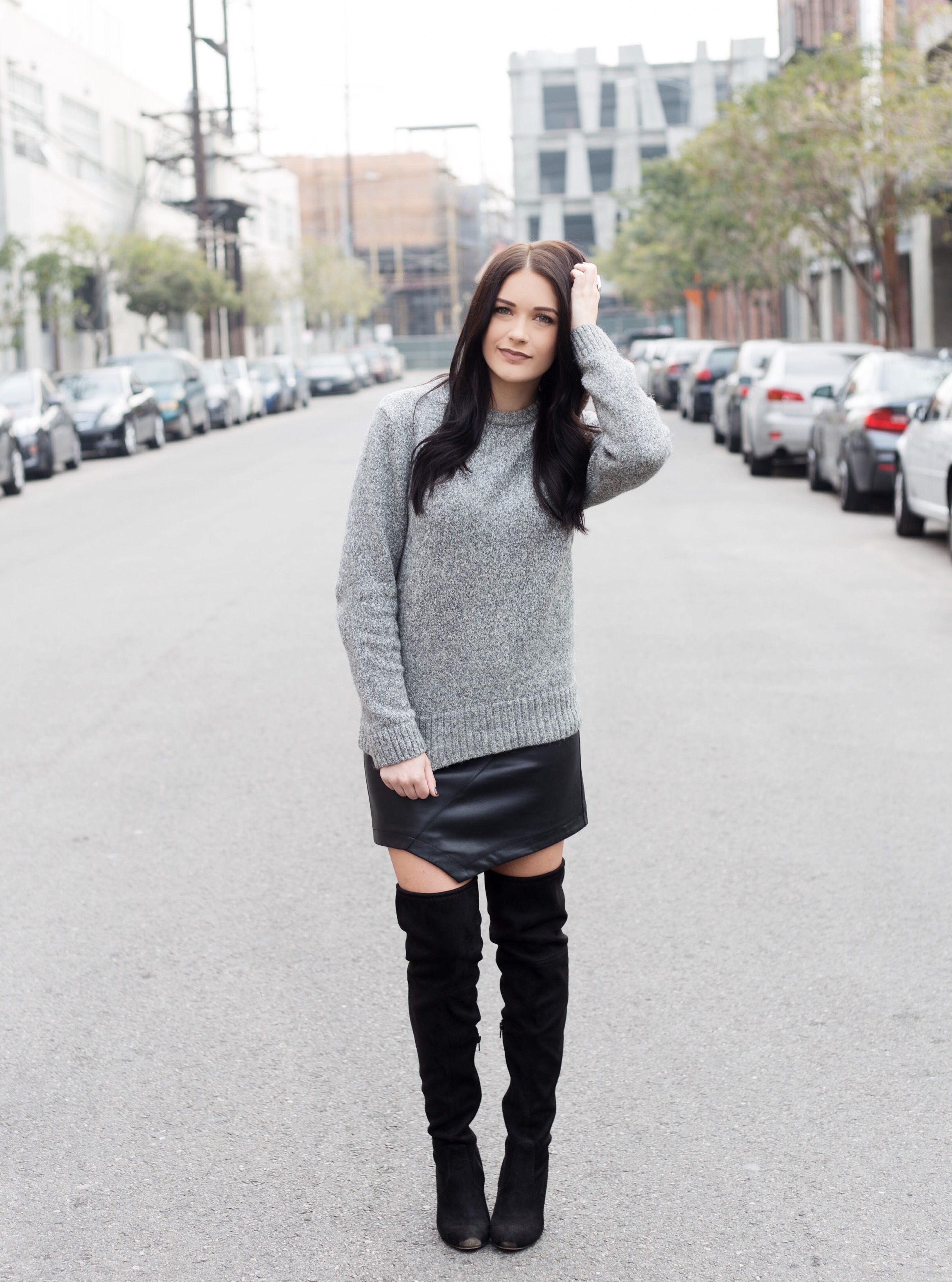 How to Style Over the Knee Boots | Twinspiration