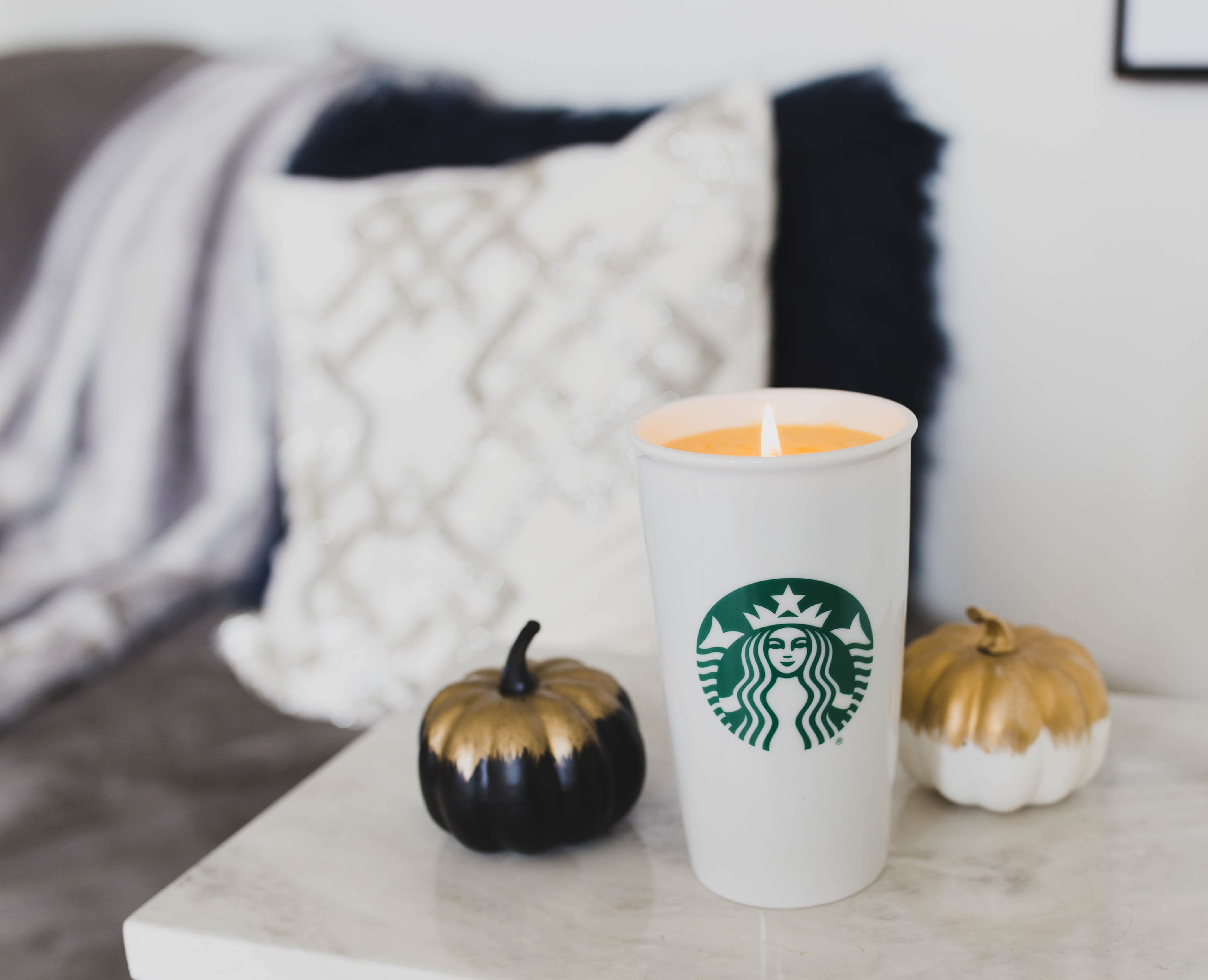 DIY Pumpkin Spice Latte Candle | Twinspiration