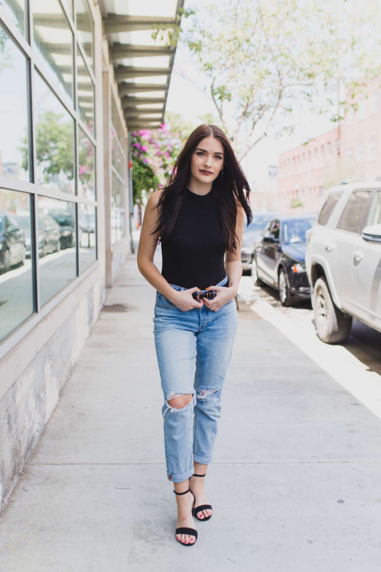 Staple Black Bodysuit | Twinspiration