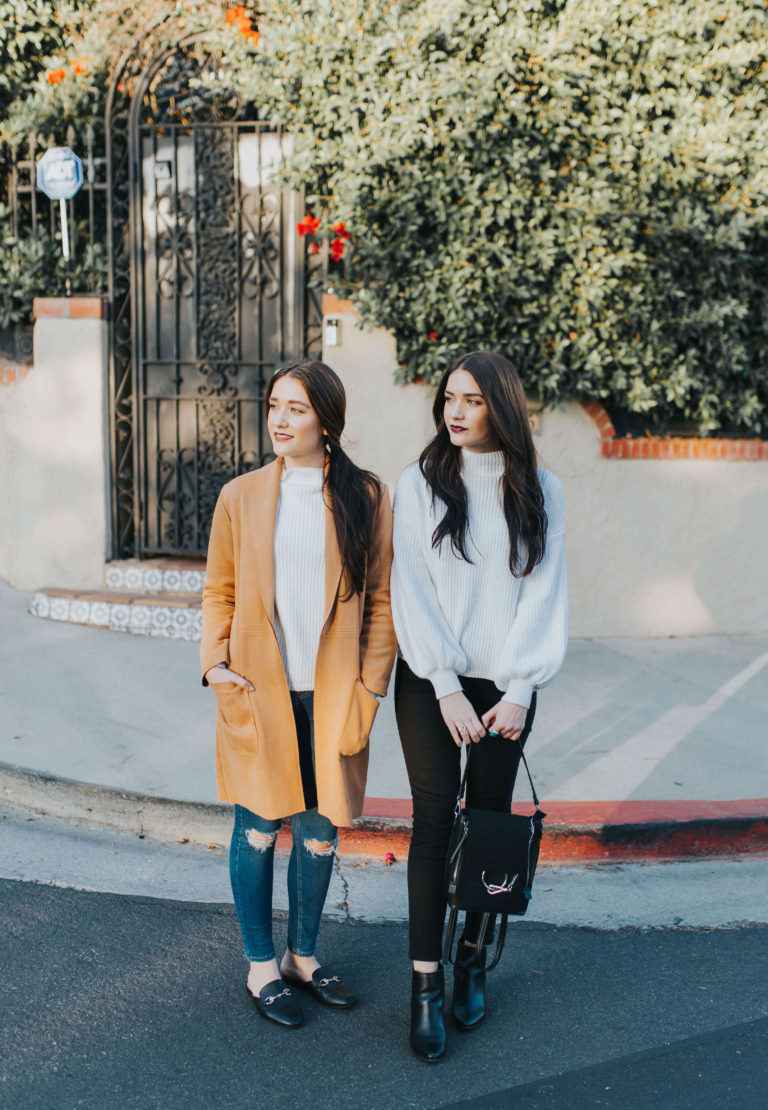 One Piece, Two Ways: Cream Turtleneck | Twinspiration