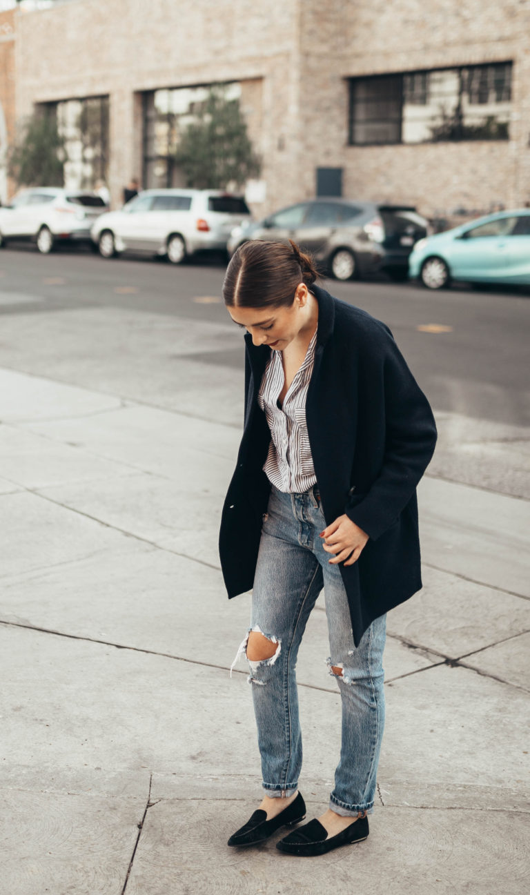 The Perfect Blazer Sweater Jacket | Twinspiration