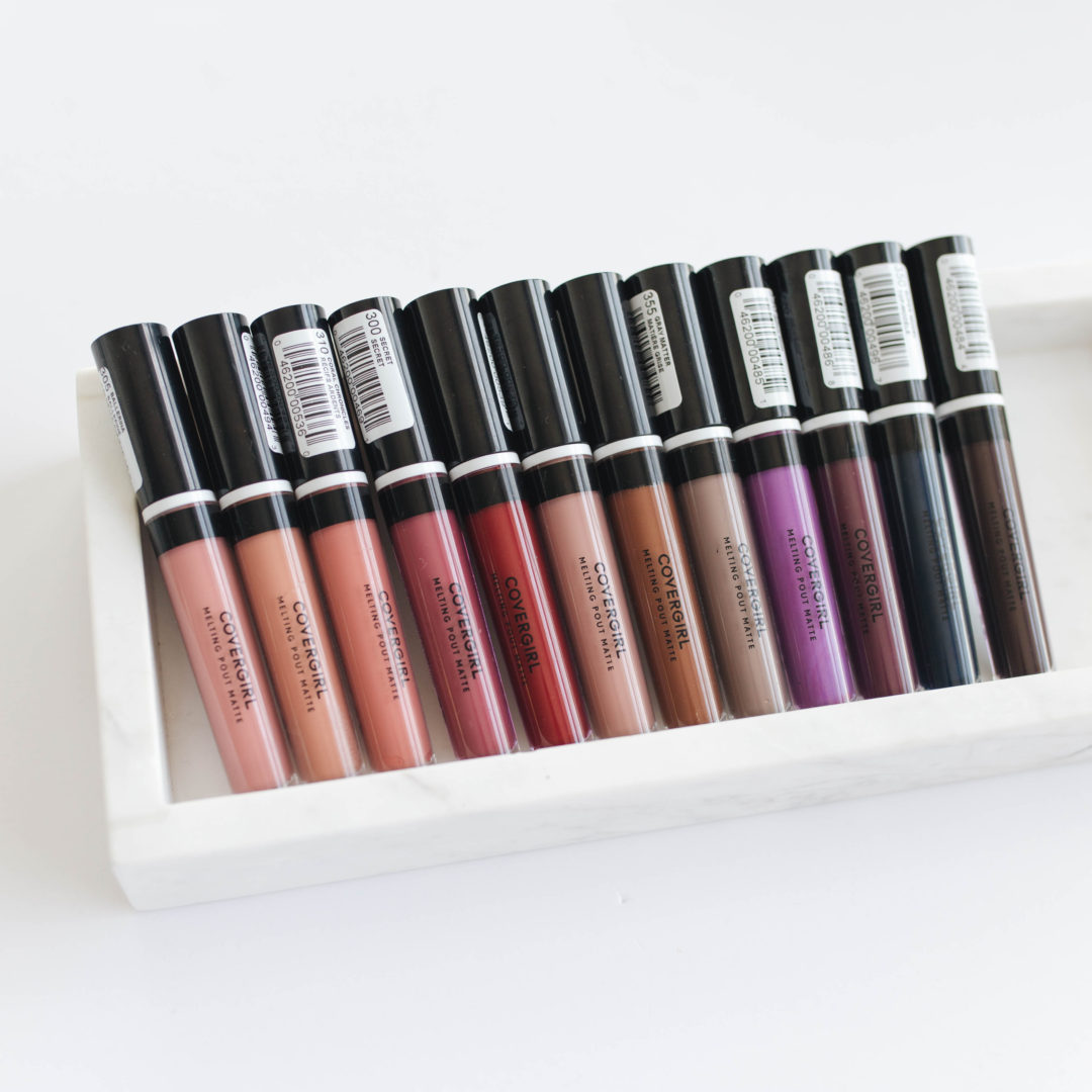 COVERGIRL Melting Pout Matte Liquid Lipstick Swatches | Twinspiration