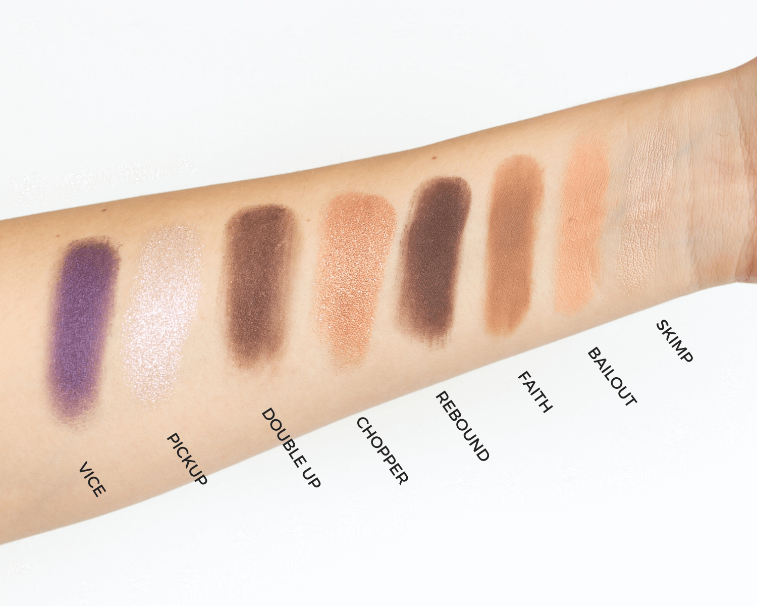 Urban Decay Bailout Palette Swatches | Twinspiration