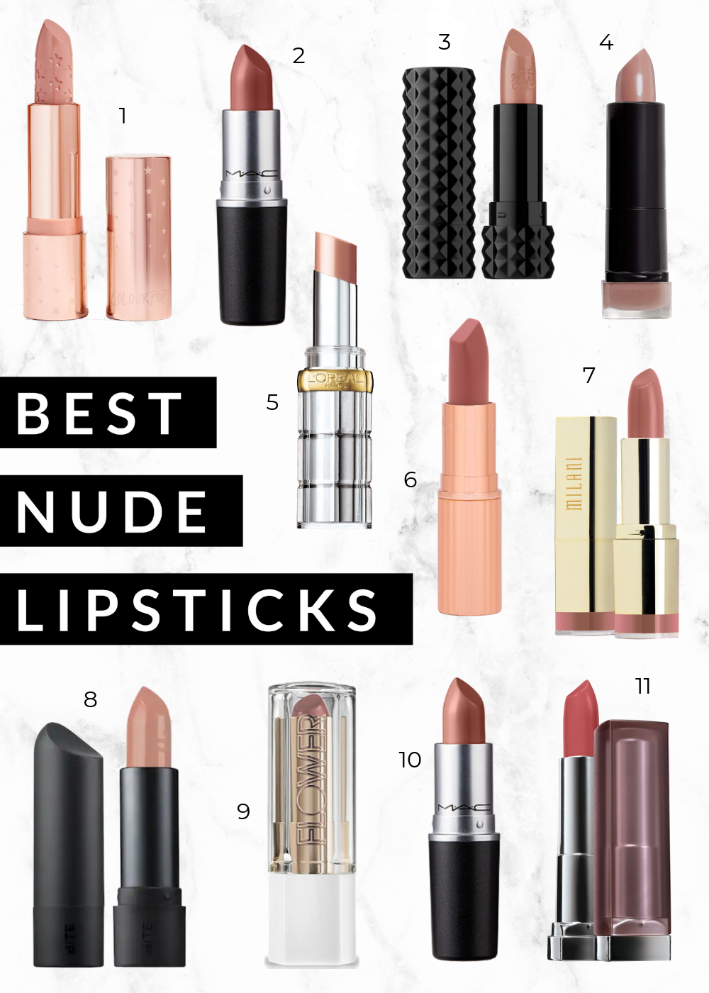 Best Nude Lipsticks | Twinspiration