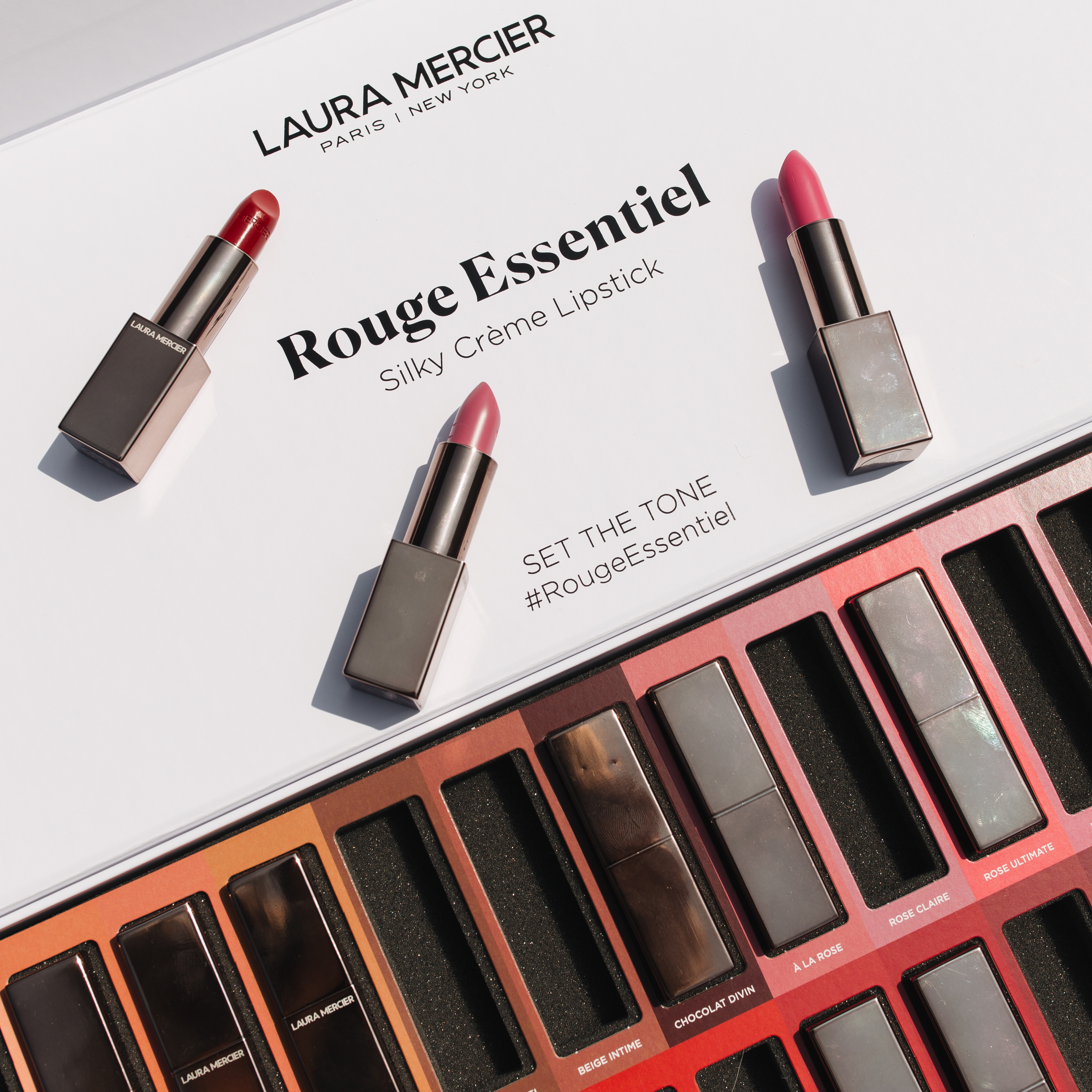 Laura Mercier Rouge Essentiel Lipsticks Review + Swatches | Twinspiration