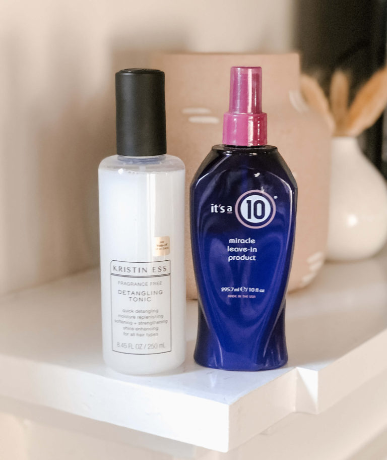 It's a 10 vs Kristin Ess Detangling Tonic | Twinspiration