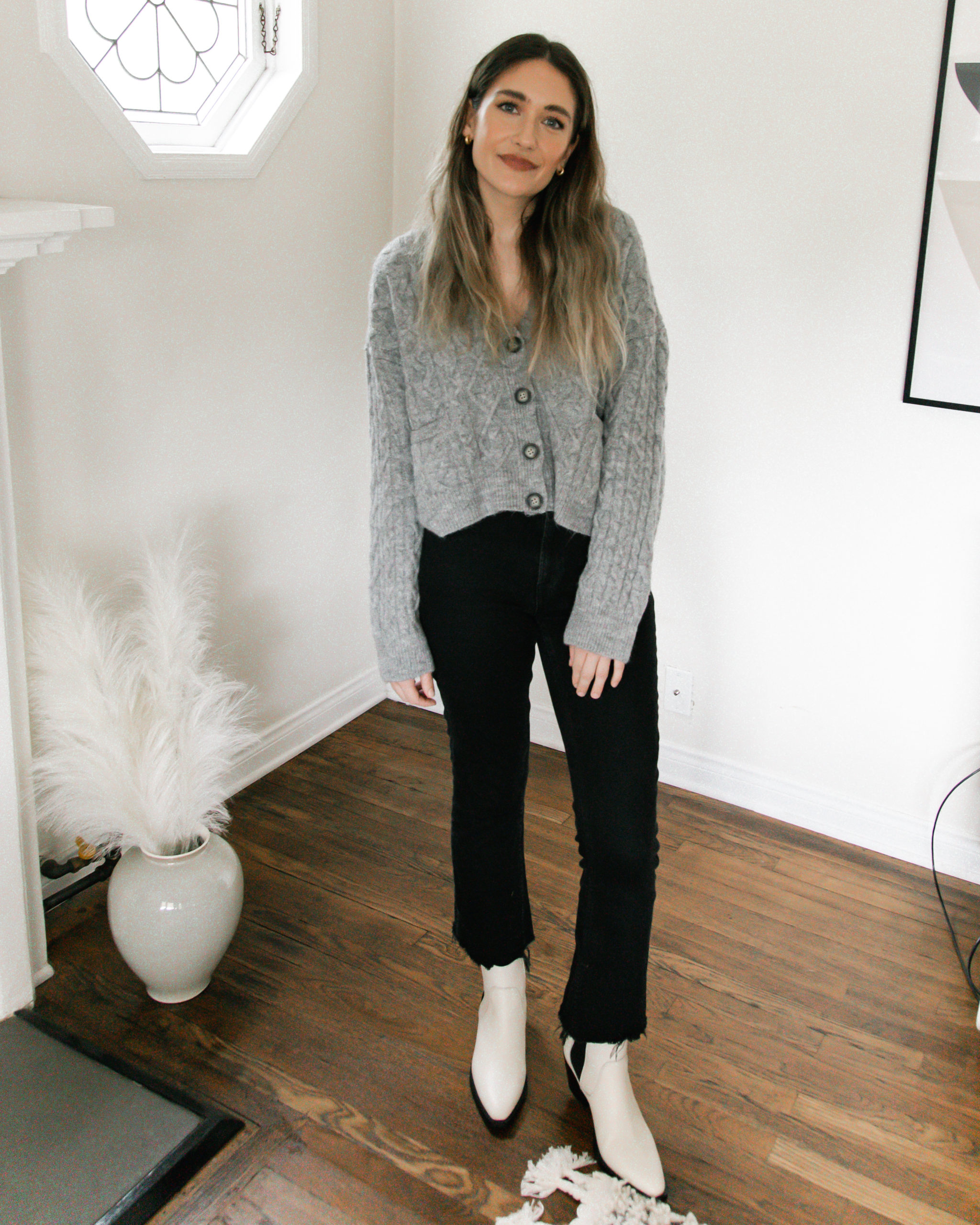 Cozy Cropped Cardigan for Winter | Twinspiration