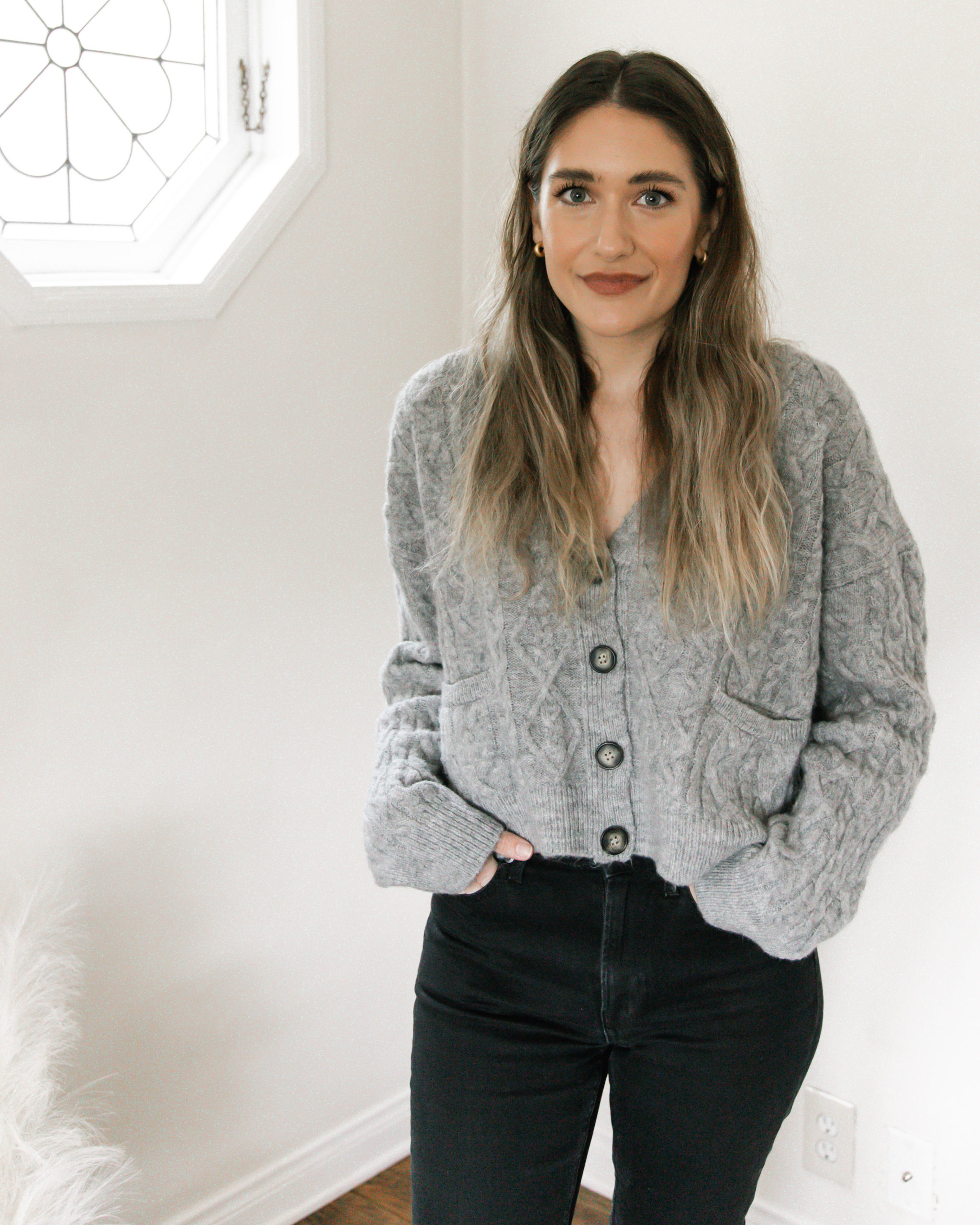 Cozy Cropped Cardigan for Winter | Twinspiration