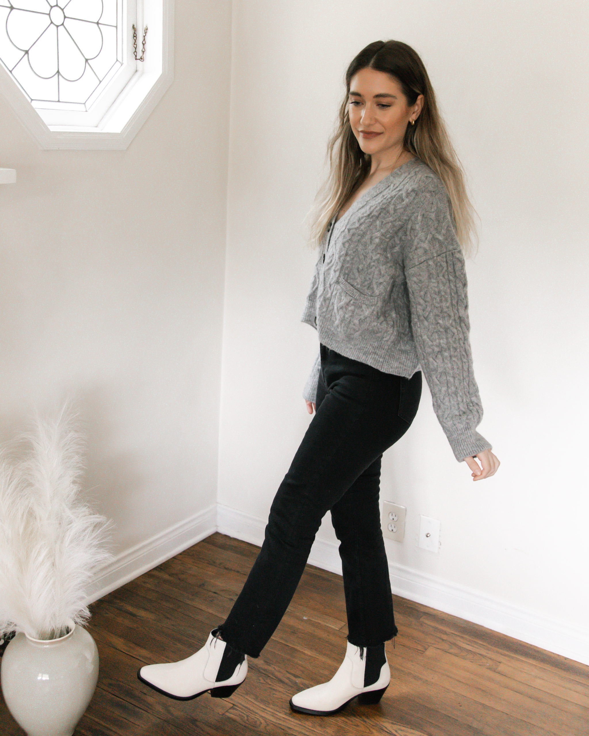 Cozy Cropped Cardigan for Winter | Twinspiration