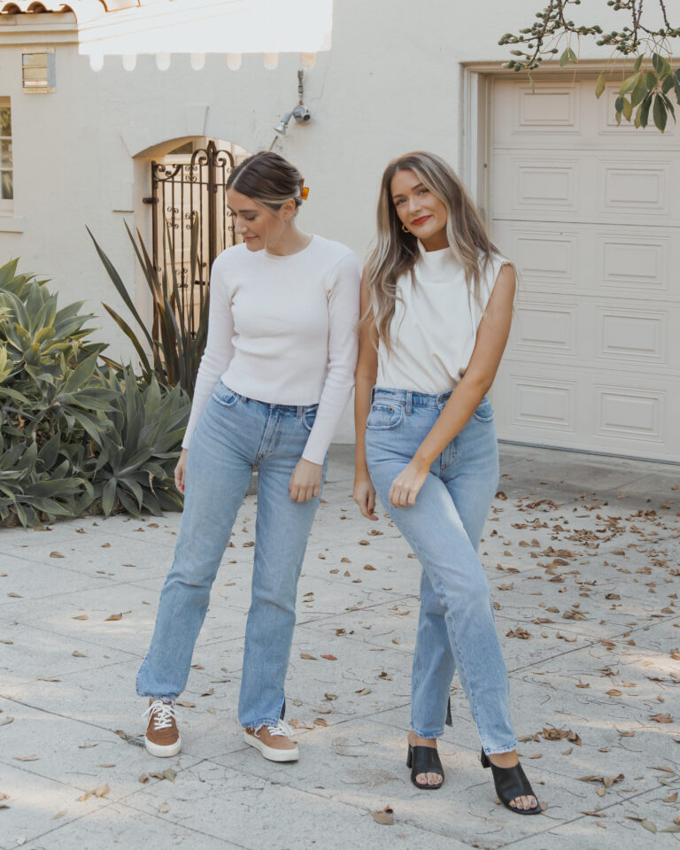 One Piece, Two Ways: 90s Straight Jeans | Twinspiration