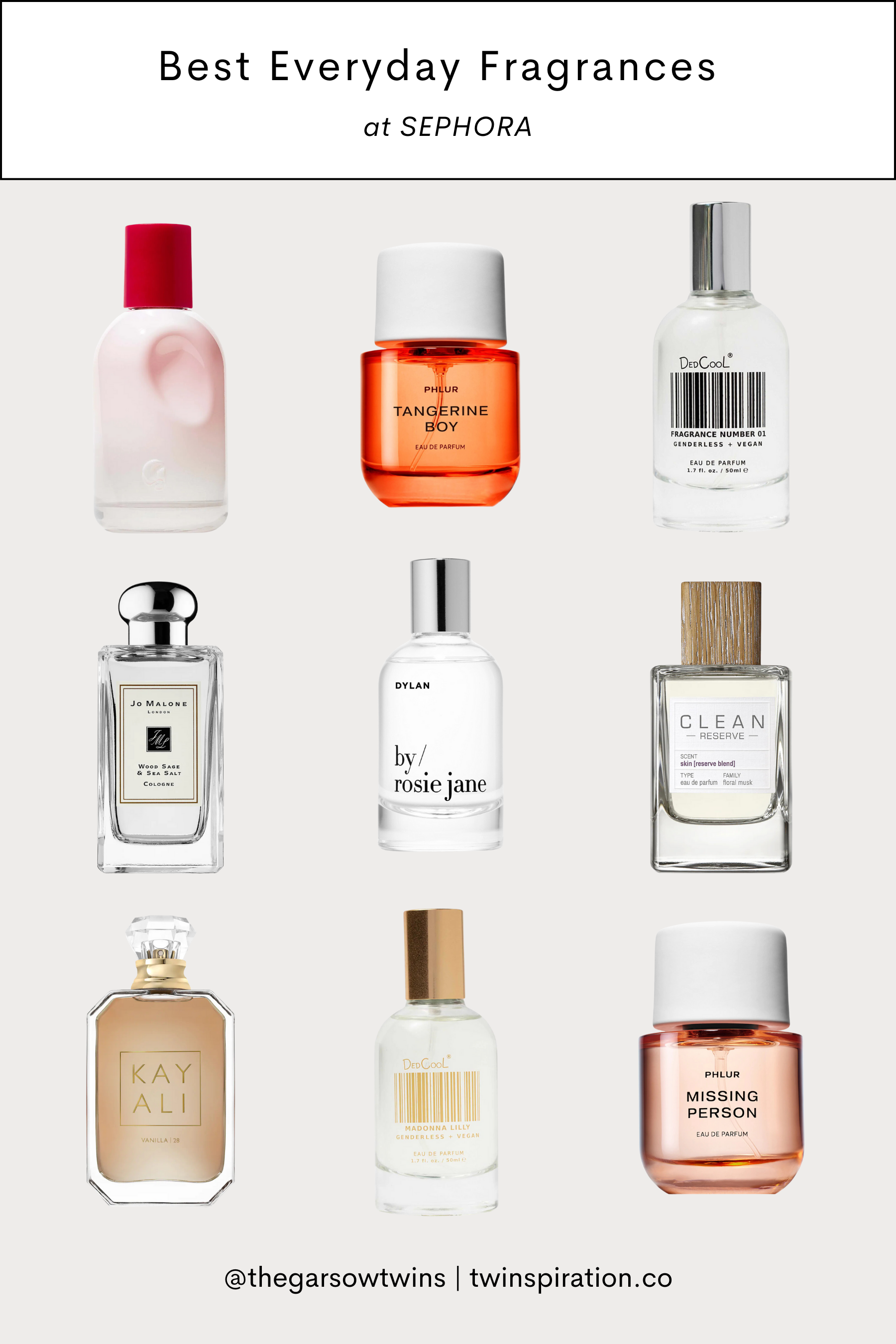 Best Everyday Fragrances | Twinspiration