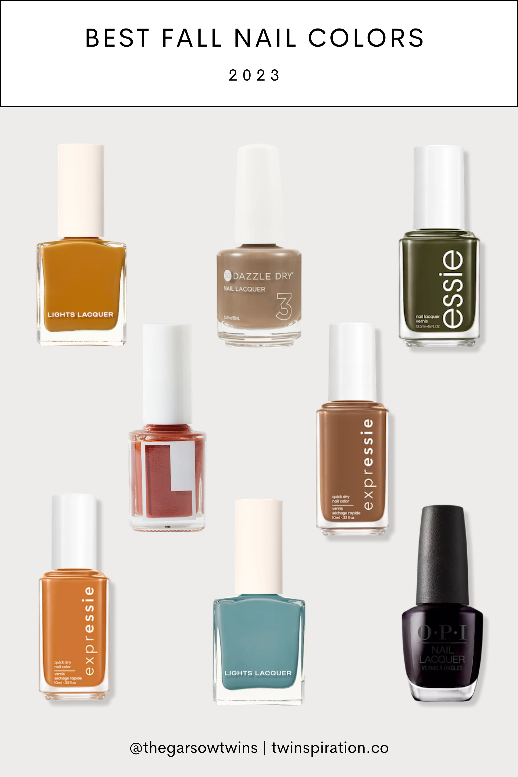 Best Fall Nail Colors | Twinspiration