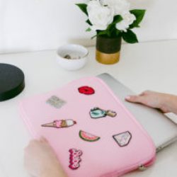 DIY Patch Laptop Case | Twinspiration