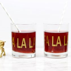 DIY Holiday Drinkware by Twinspiration