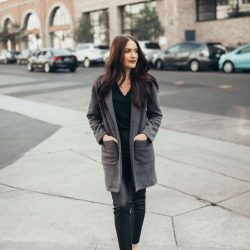 How to Style Faux Leather Pants | Twinspiration