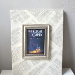 DIY Book Page Canvas