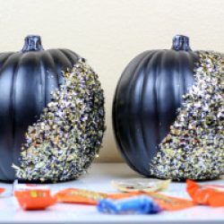 DIY Confetti Pumpkins