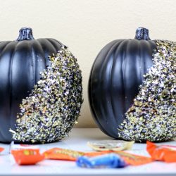 DIY Confetti Pumpkins