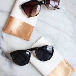 DIY No-Sew Sunglass Case | Twinspiration