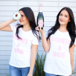 DIY Donuts & Rosé T-Shirt | Twinspiration